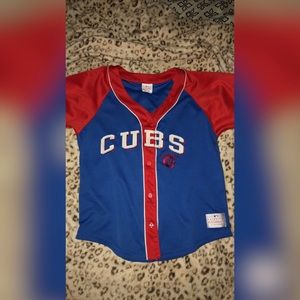 Cubs button up jersey